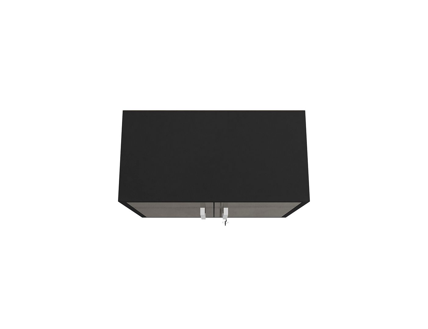 Lunde Floating Garage Cabinet - Matte Black/Grey - Set of 2