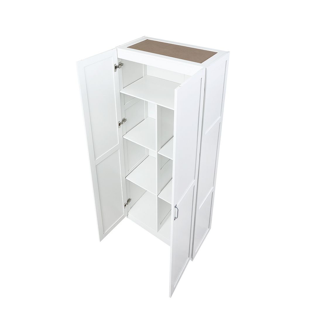 Klinte Storage Closet - White - Set of 2