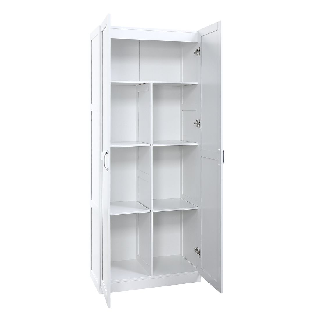 Klinte Storage Closet - White - Set of 2