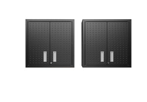 Maximus Floating Garage Cabinet - Charcoal Grey - Set of 2