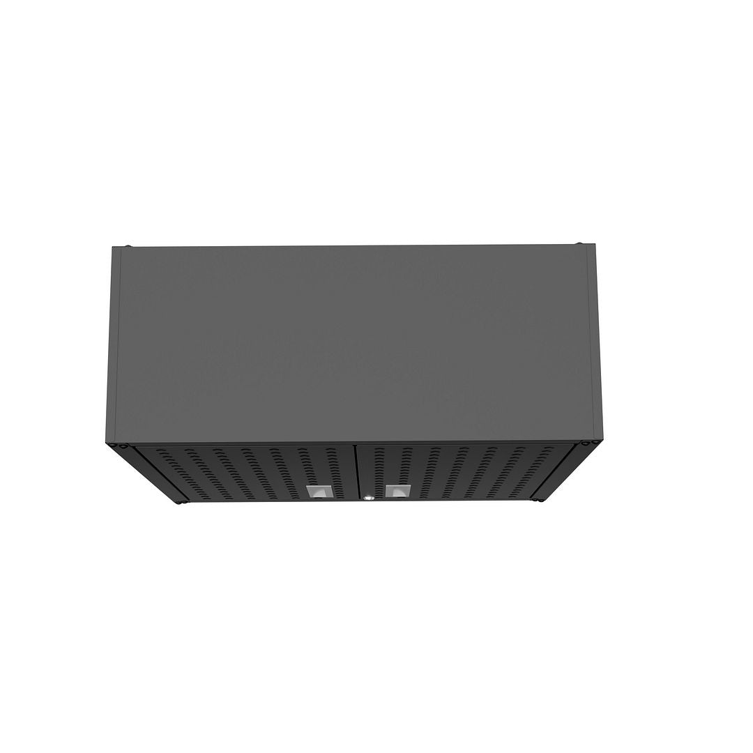 Maximus Floating Garage Cabinet - Charcoal Grey - Set of 2