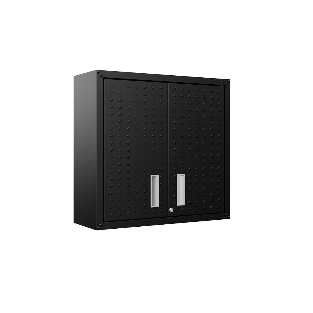 Maximus Floating Garage Cabinet - Charcoal Grey - Set of 2