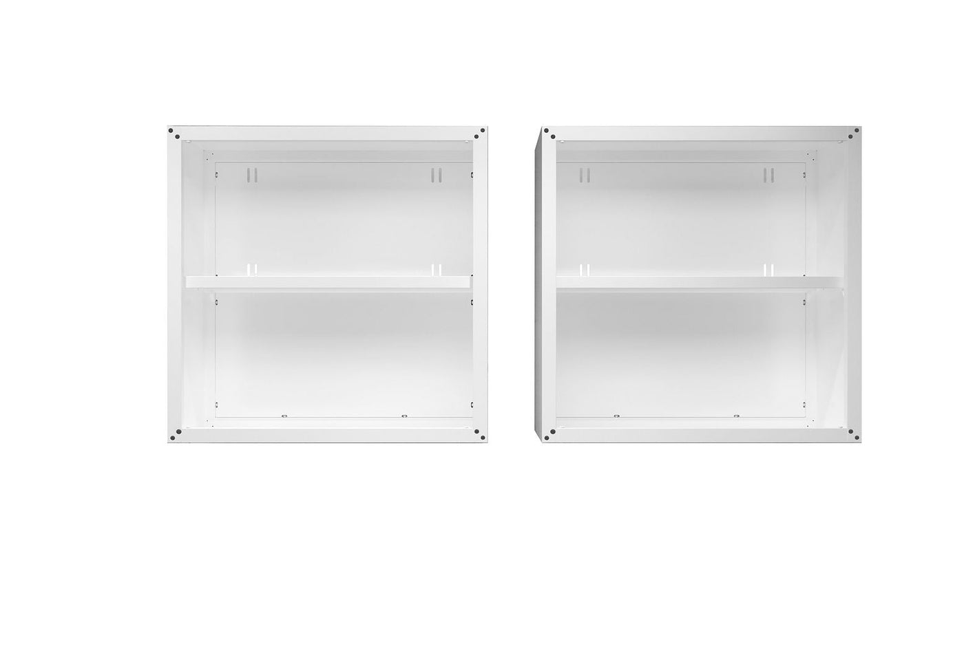 Maximus Floating Garage Cabinet - White - Set of 2