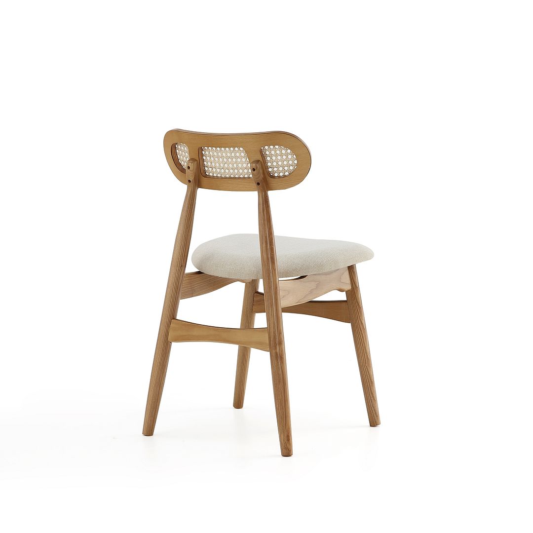 Oliver Dining Chair - Nature/Oatmeal - Set of 4