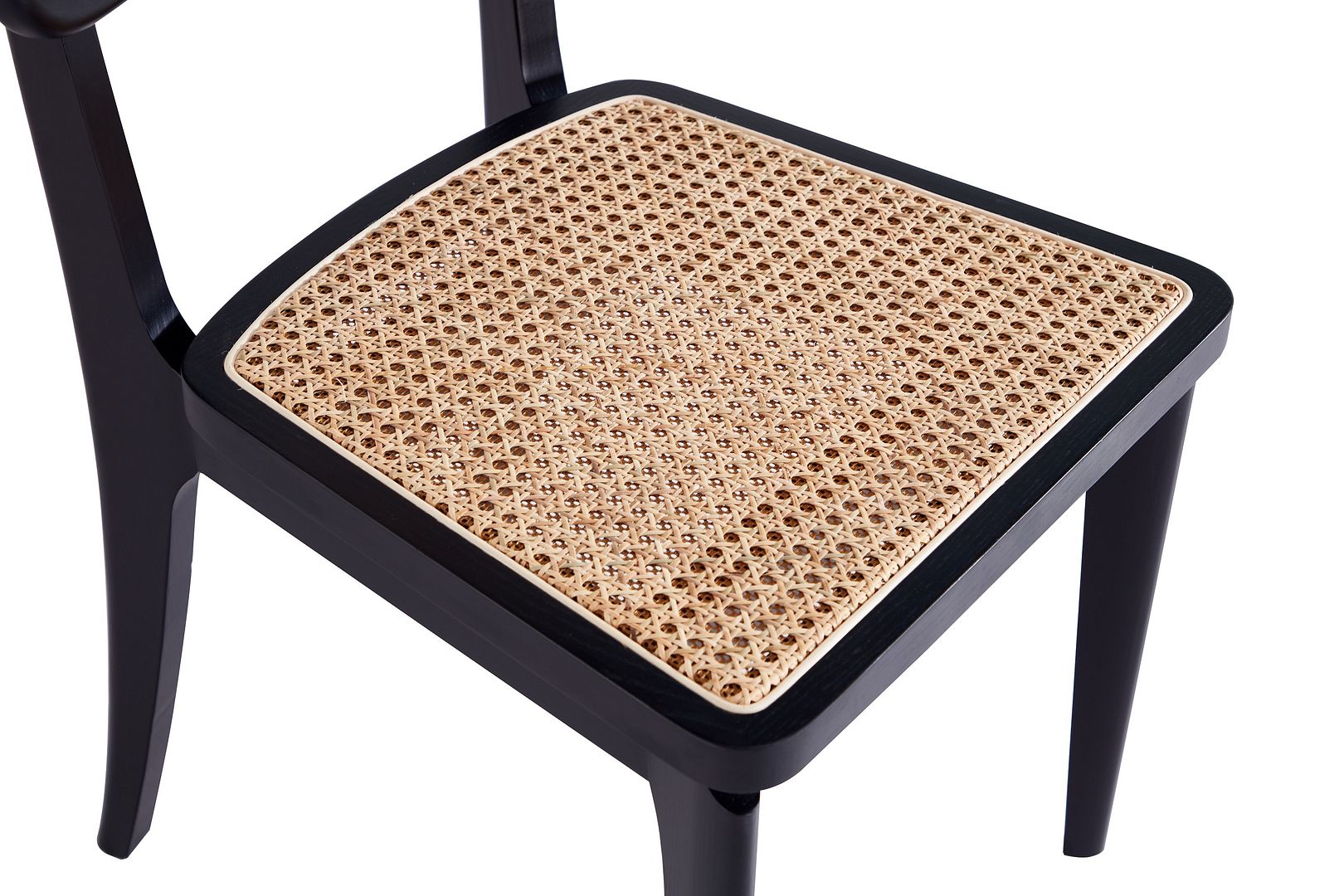 Stensby Dining Chair - Black/Natural Cane - Set of 4
