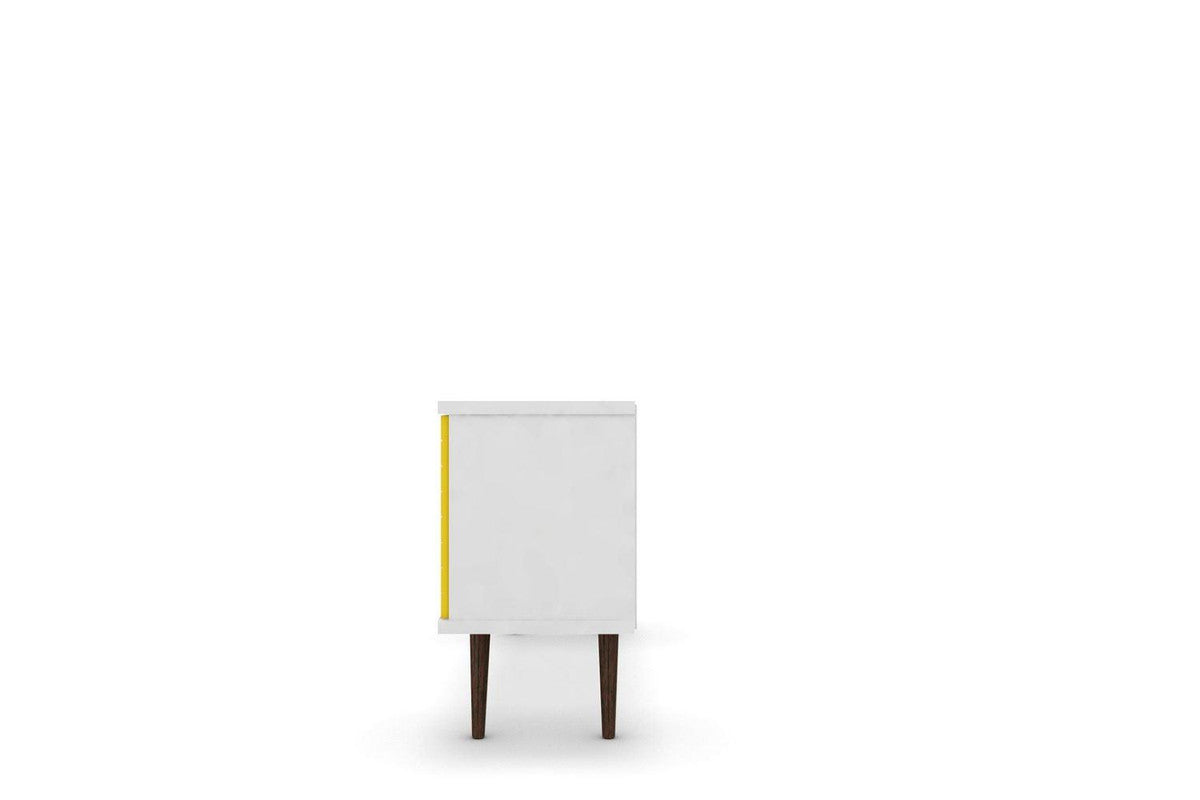Lekedi 53" TV Stand - White/Yellow
