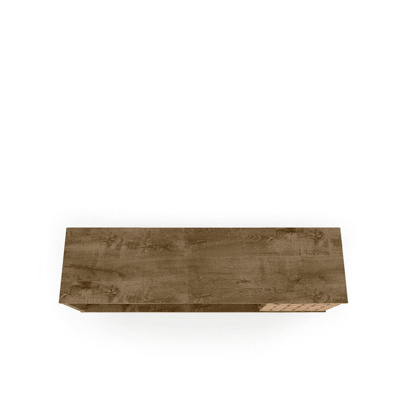 Lekedi 53" TV Stand - Rustic Brown/3D Brown Print
