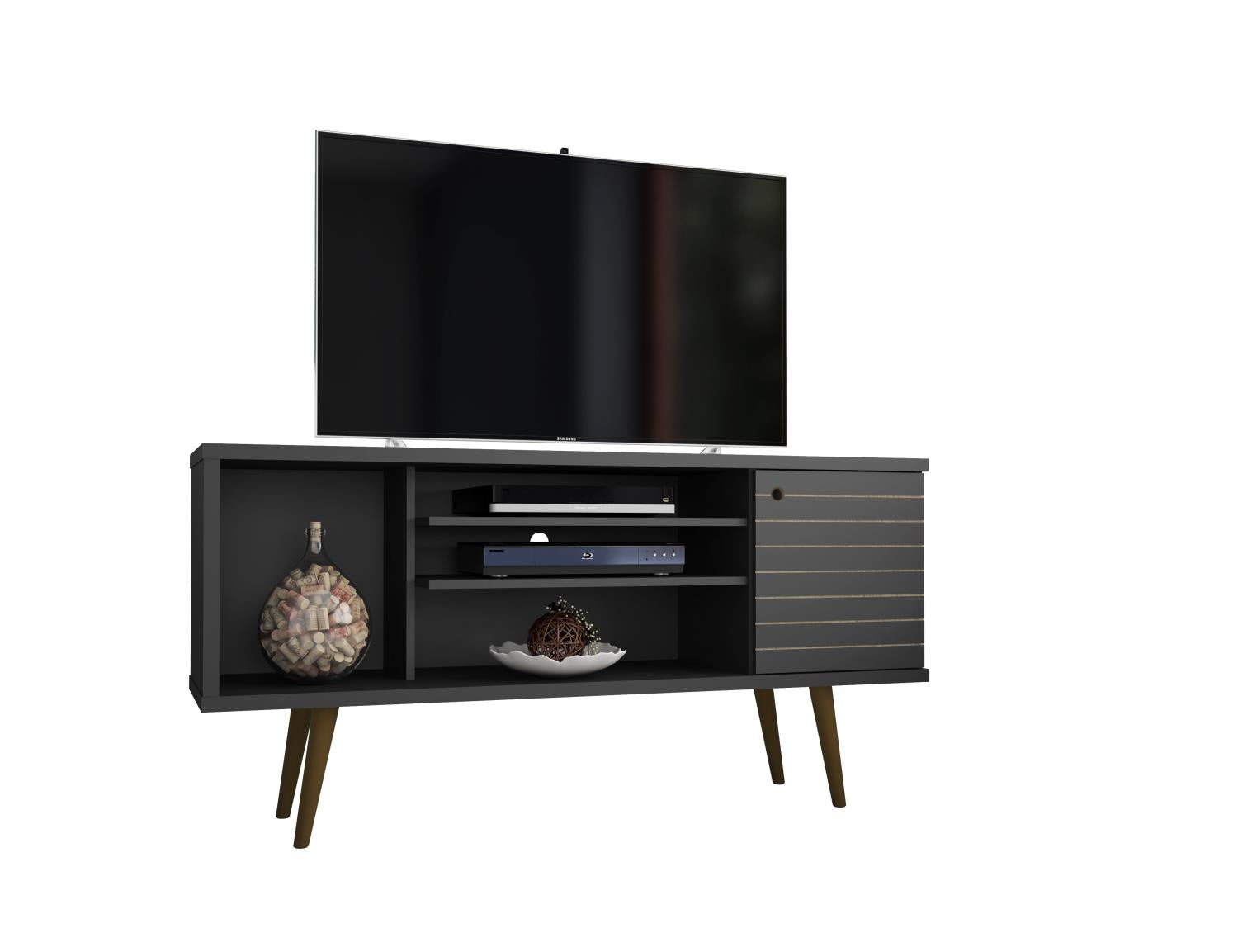 Lekedi 53" TV Stand - Matte Black