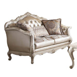 Dauphine Loveseat - Pearl White