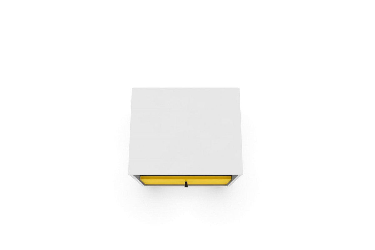 Lekedi I Night Table - White/Yellow