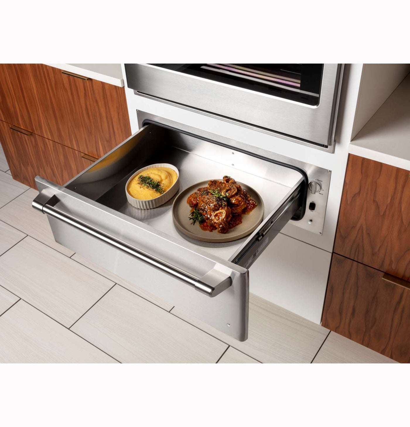Café 30in Matte White Warming Drawer (1.9cu ft)- CTW900P4PW2