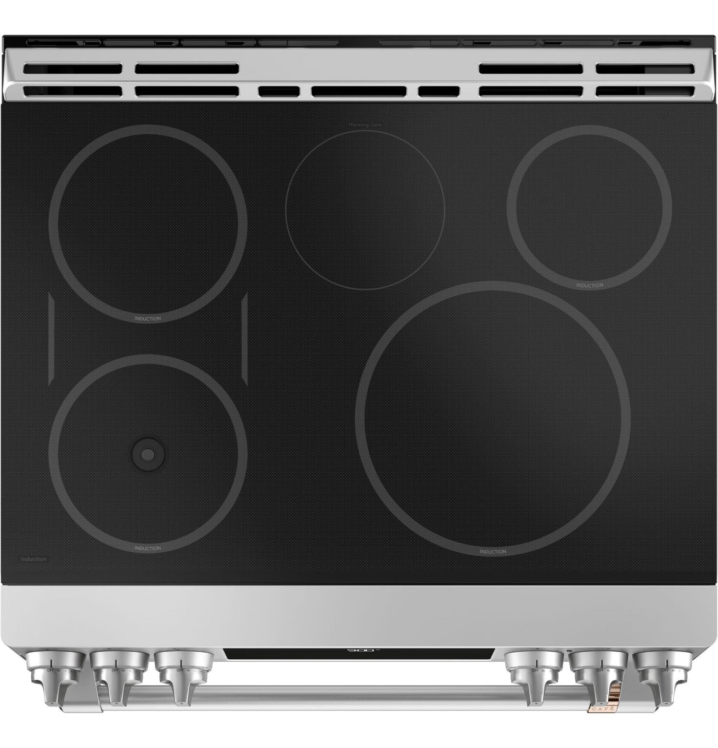 Café™ Stainless Steel 30" Smart Slide-In, Front-Control, Induction and Convection Range with In-Oven Camera (5.7 Cu. Ft) - CHS90XP2MS1