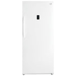 L2 White Upright Freezer and Convertible Fridge (21 Cu. Ft) - LRU21B6AWW