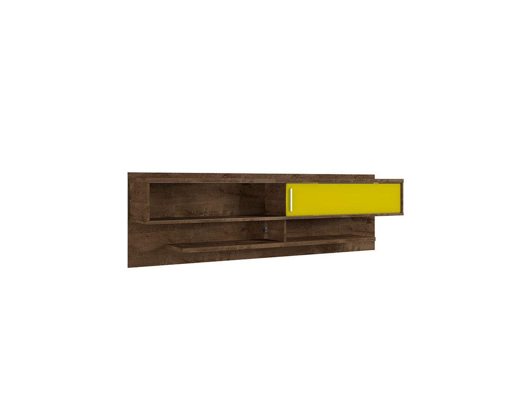Oraibi Floating TV Stand - Rustic Brown