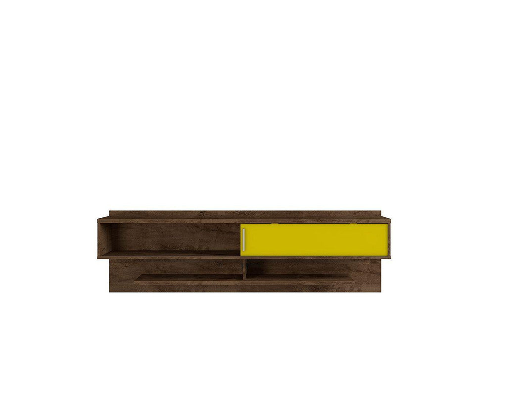 Oraibi Floating TV Stand - Rustic Brown