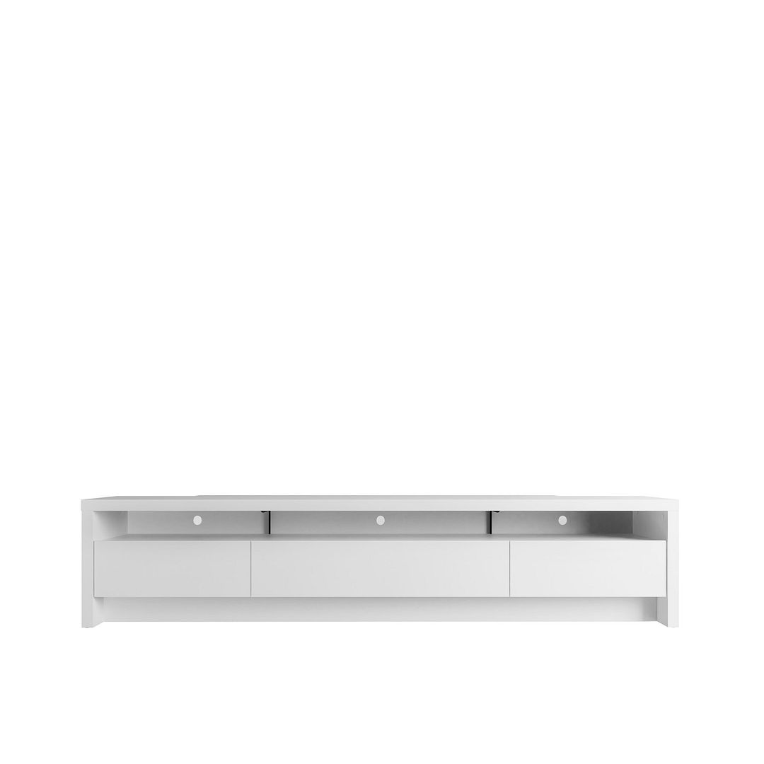 Seden 85" TV Stand - White Matte