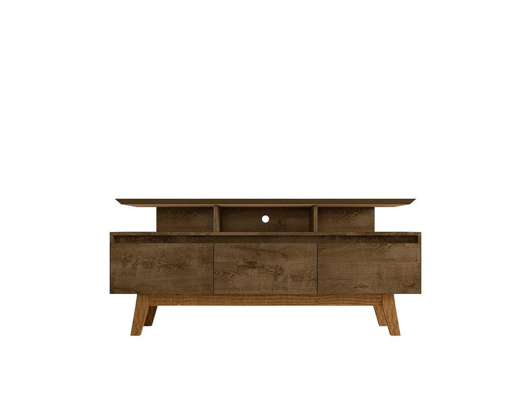 Osnabruck 63" TV Stand - Rustic Brown