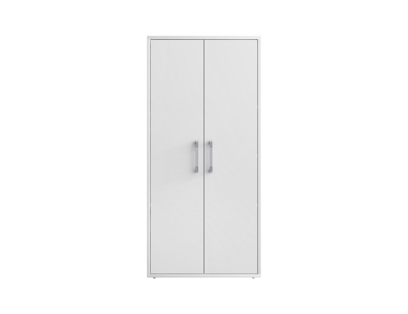 Lunde Tall Garage Cabinet - White Gloss