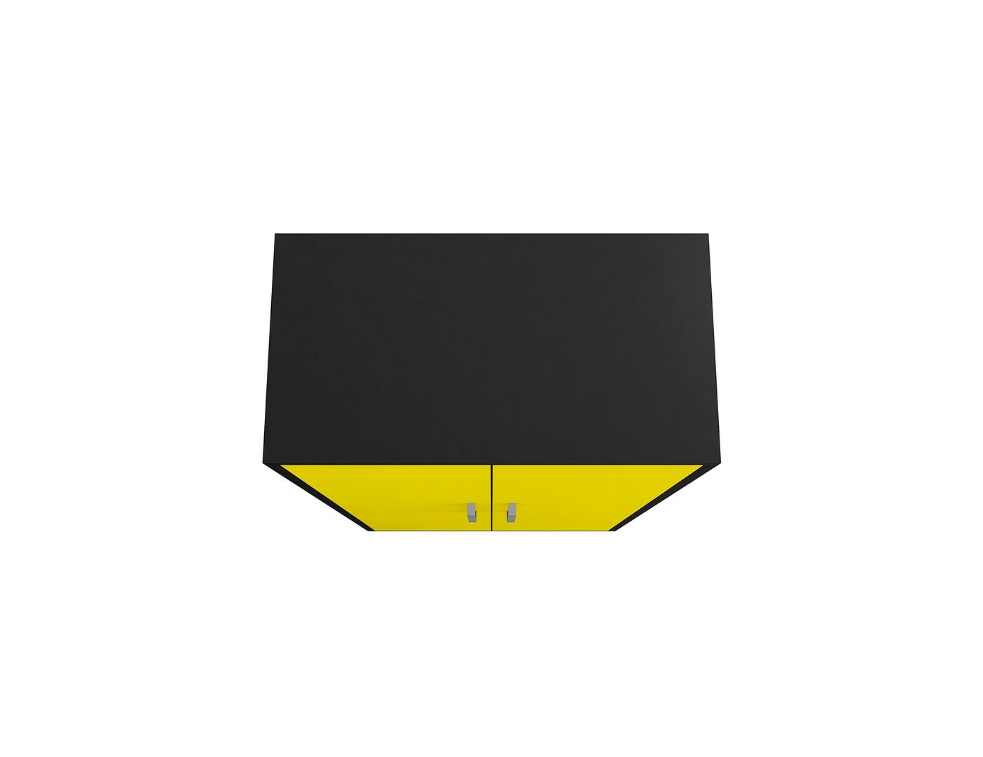 Lunde Tall Garage Cabinet - Yellow Gloss