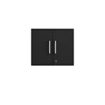 Lunde Floating Garage Storage Cabinet - Black Matte