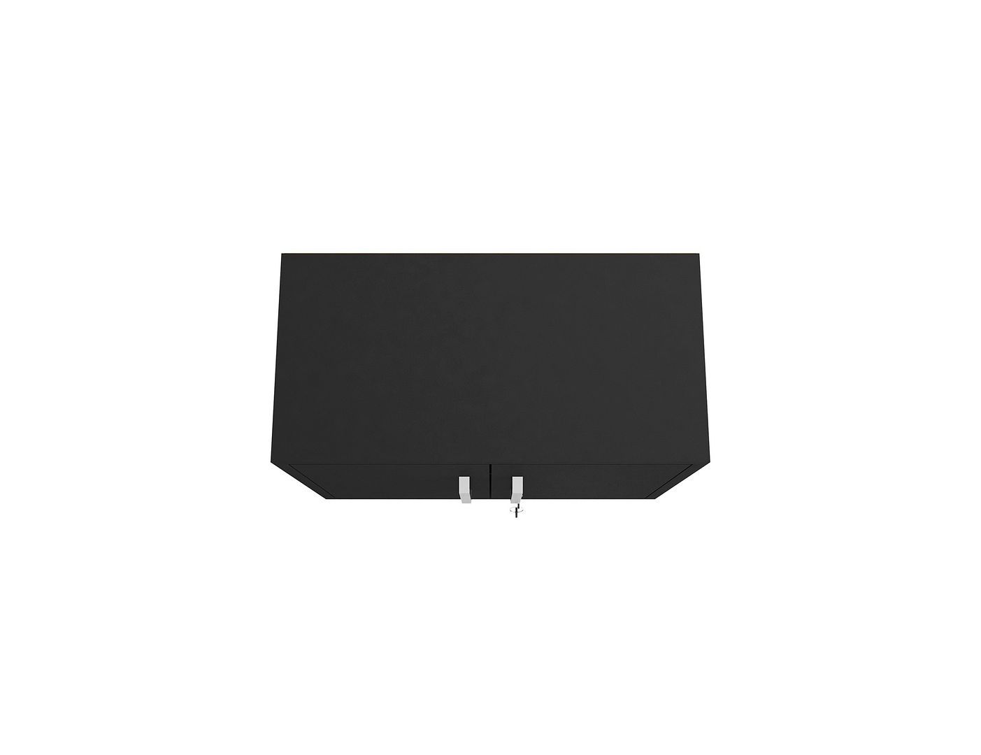 Lunde Floating Garage Storage Cabinet - Black Matte