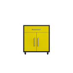 Lunde Mobile Garage Storage Cabinet - Yellow Gloss