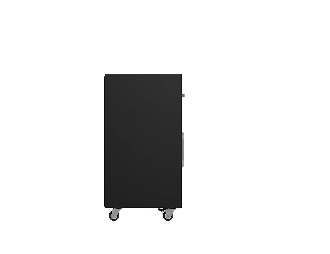 Lunde Mobile Garage Storage Cabinet - Grey Gloss
