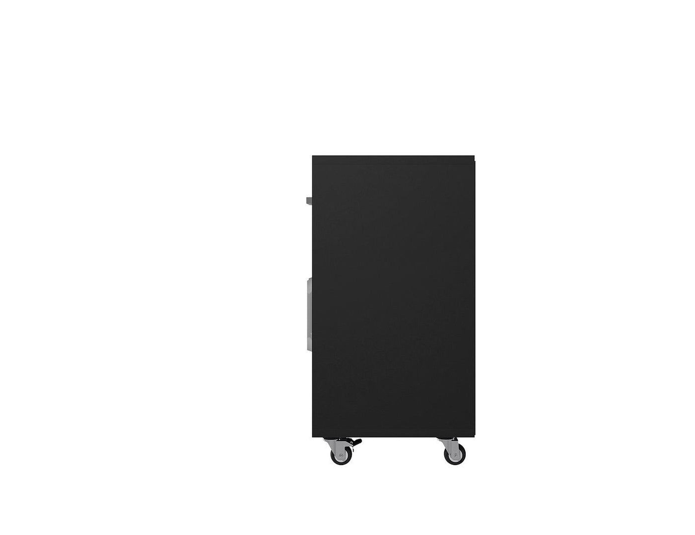 Lunde Mobile Garage Storage Cabinet - Grey Gloss