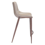 Teglberg Counter Height Stool - Greyish Brown/Walnut - Set of 2