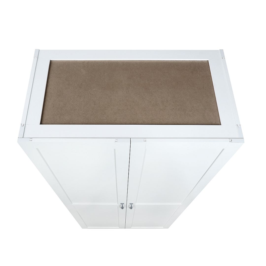 Klinte Storage Closet - White