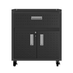 Maximus 31.5" Mobile Garage Cabinet with Drawer/Shelves - Charcoal Grey