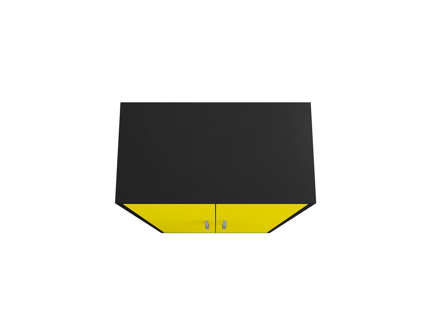 Lunde Storage Cabinet - Matte Black/Yellow - Set of 3