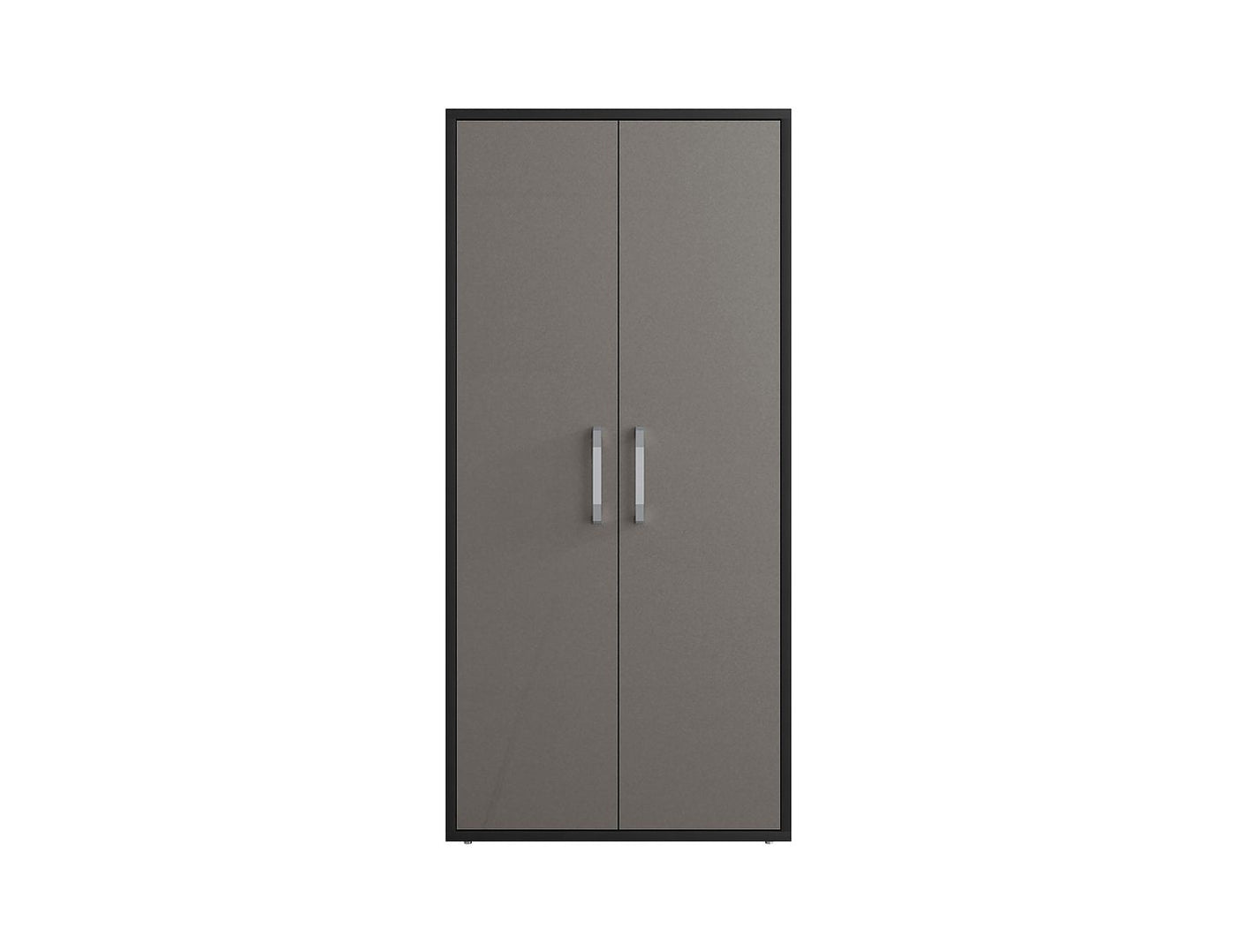 Lunde Storage Cabinet - Matte Black/Grey - Set of 3