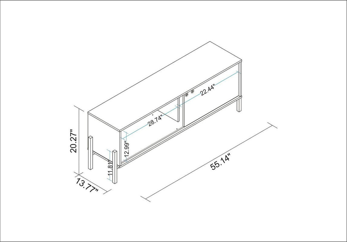 Amaraviti 55" TV Stand - Black