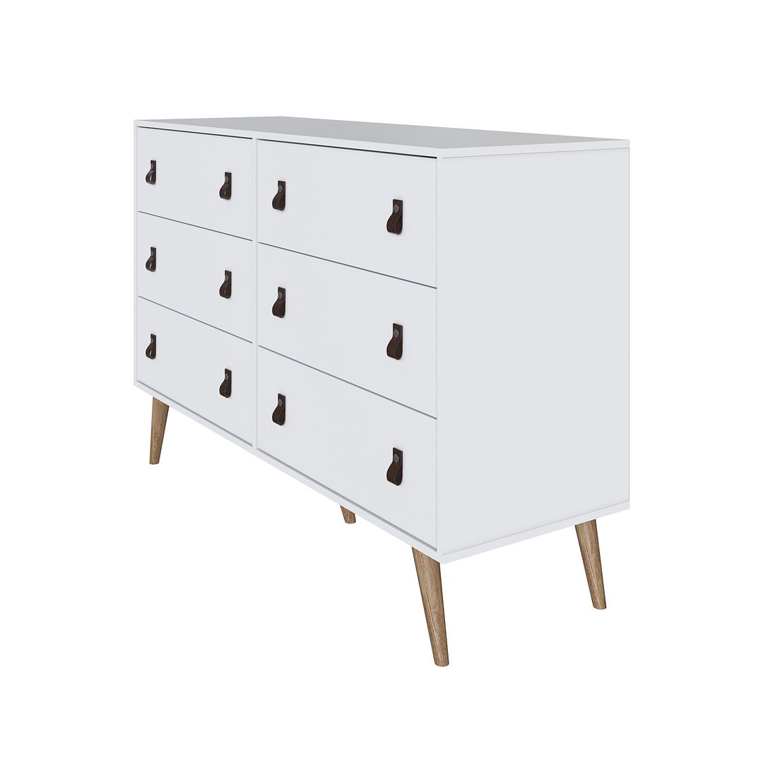 Torsted Double Dresser - White