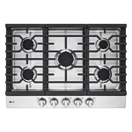 LG Stainless Steel 30” Gas Cooktop with 20K BTU
and EasyClean® Cooktop - CBGJ3023S