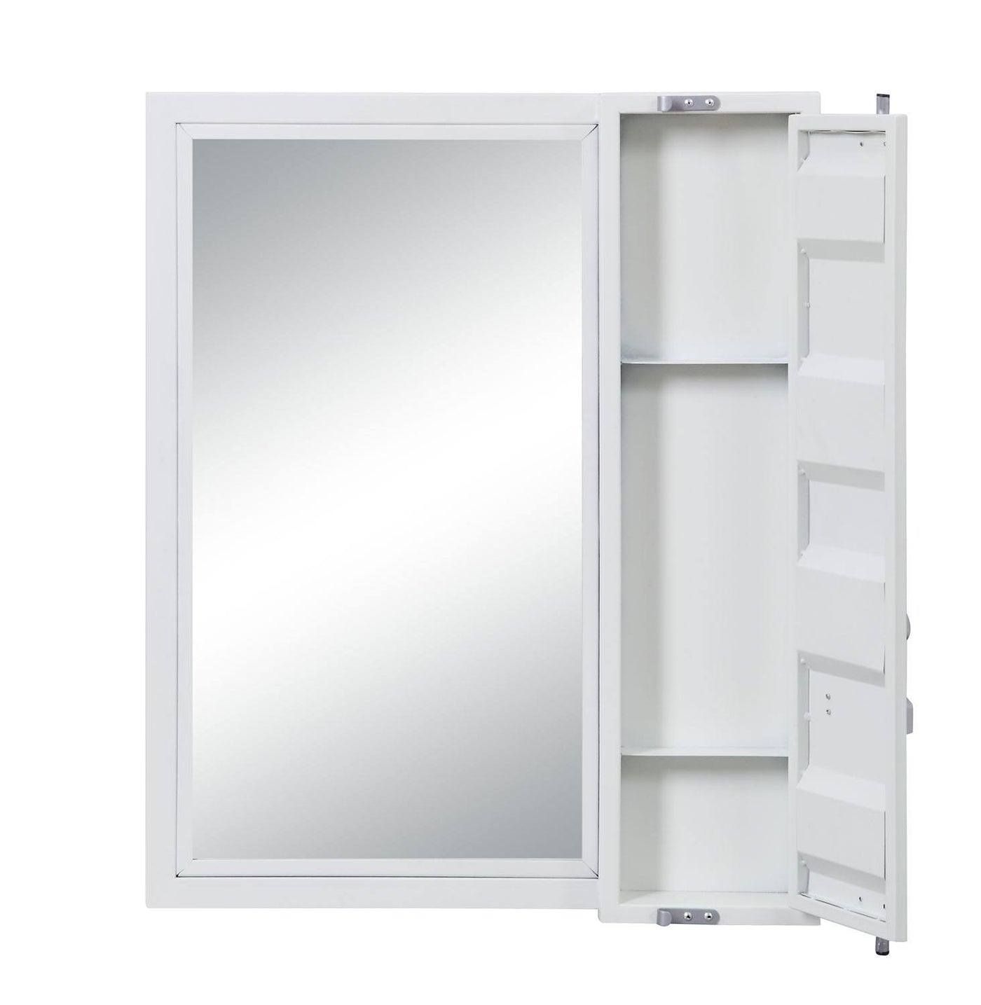 Konto Industrial Vanity Mirror - White