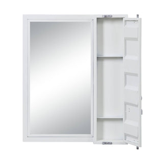 Konto Industrial Vanity Mirror - White