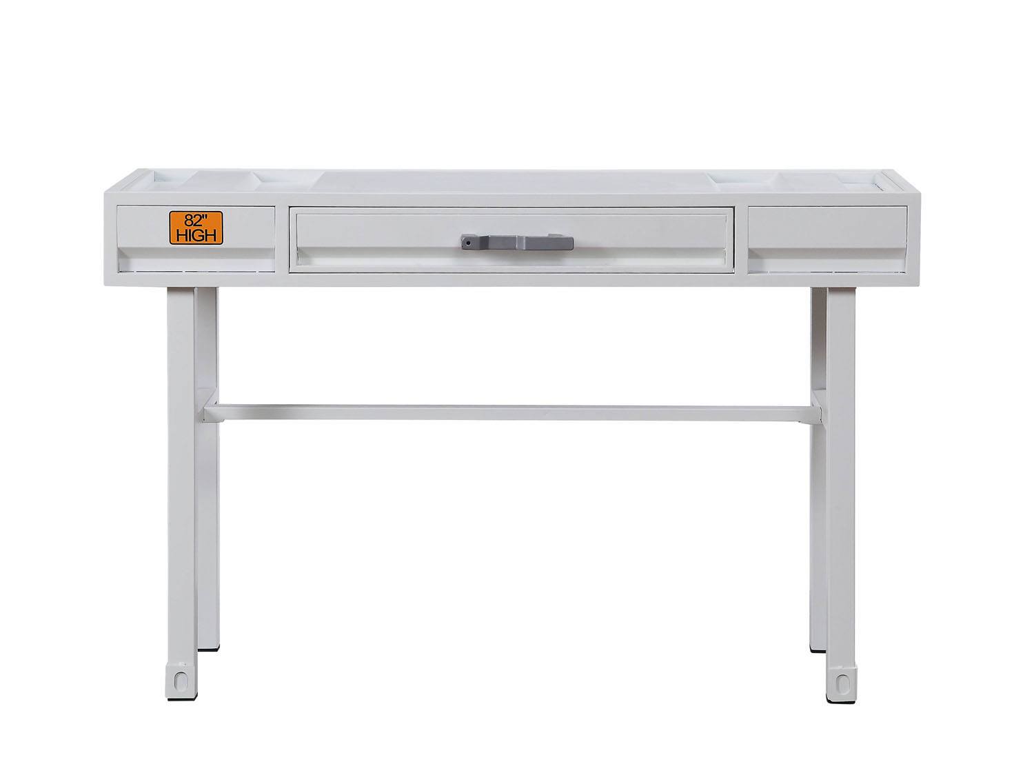 Konto Industrial Office/Vanity Desk - White