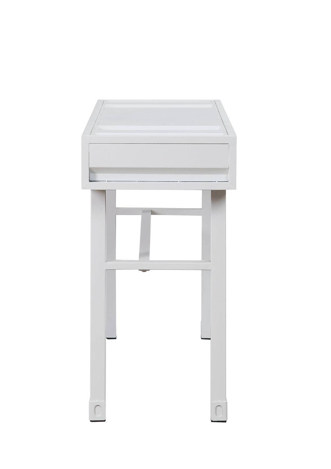 Konto Industrial Office/Vanity Desk - White