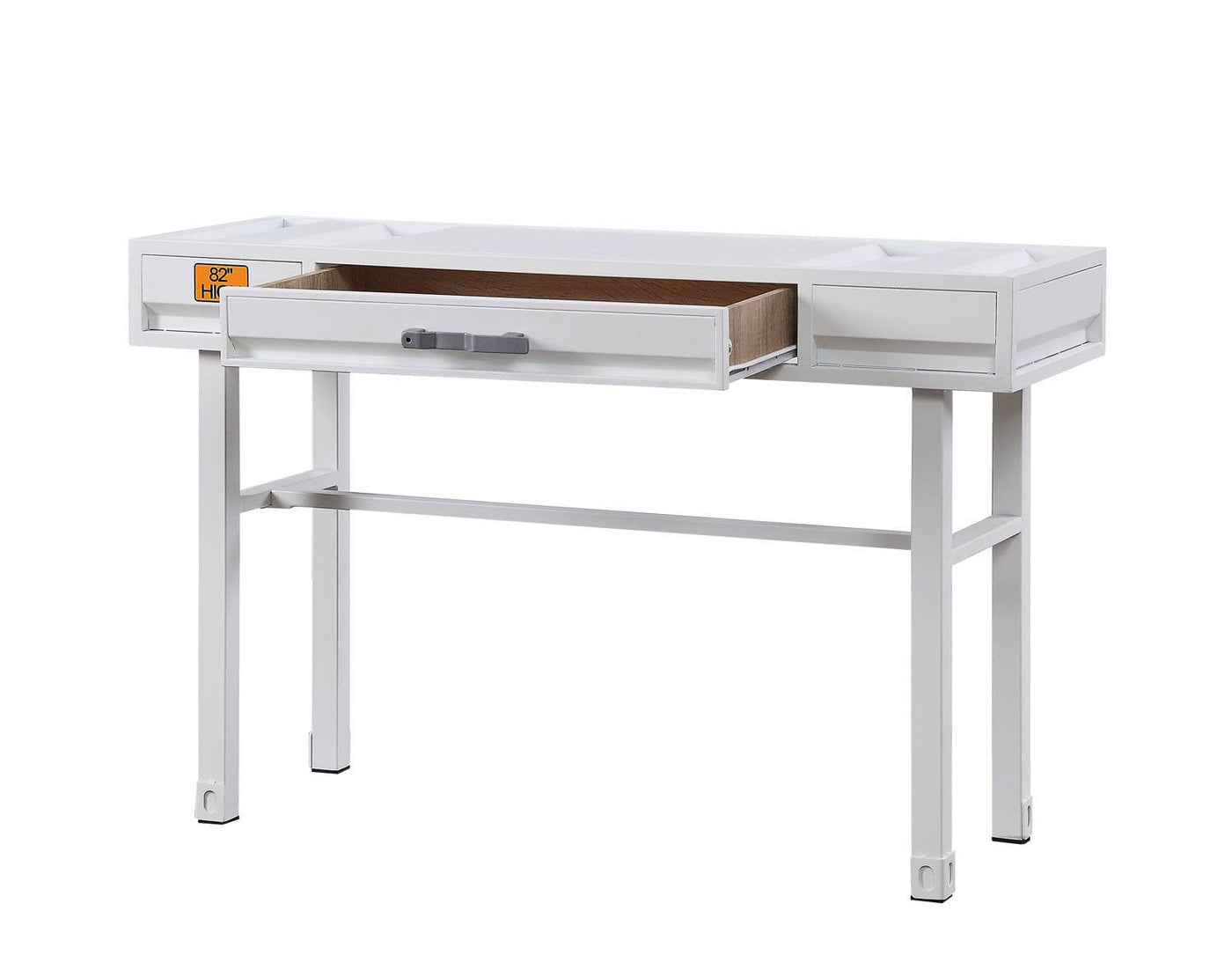 Konto Industrial Office/Vanity Desk - White