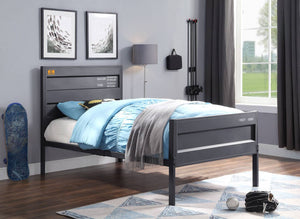 Konto Industrial Full Bed - Gunmetal Grey