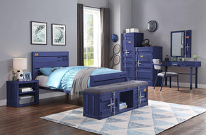 Konto Industrial Twin Bed - Blue