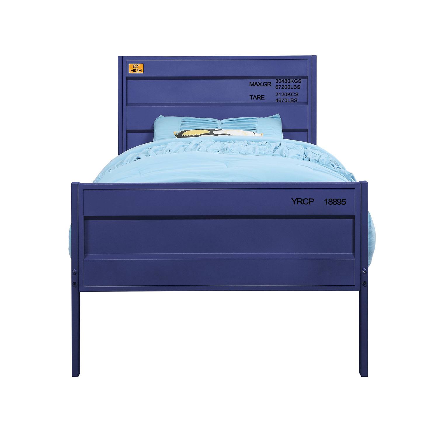 Konto Industrial Full Bed - Blue