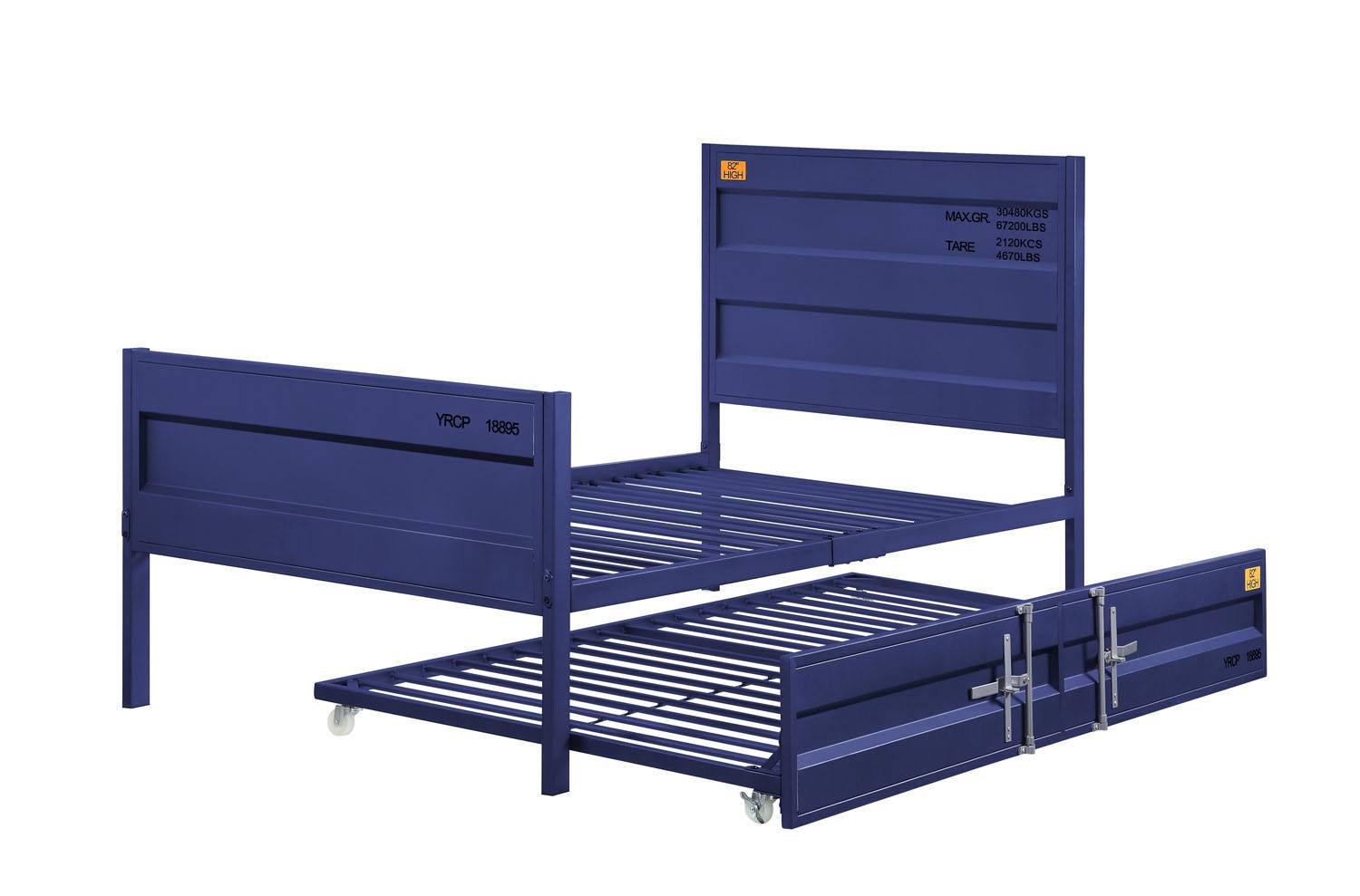 Konto Industrial Full Bed - Blue