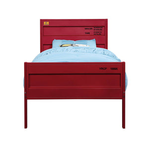 Konto Industrial Twin Bed - Red