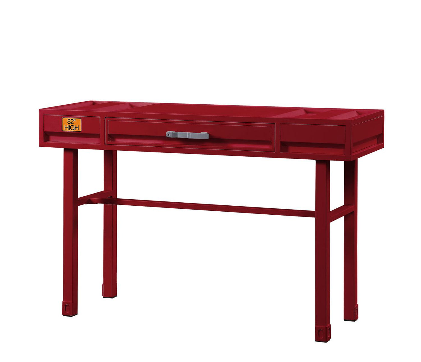 Konto Industrial Office/Vanity Desk - Red