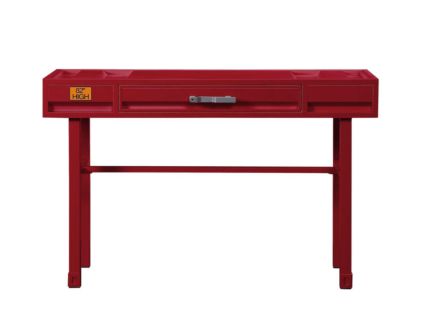 Konto Industrial Office/Vanity Desk - Red