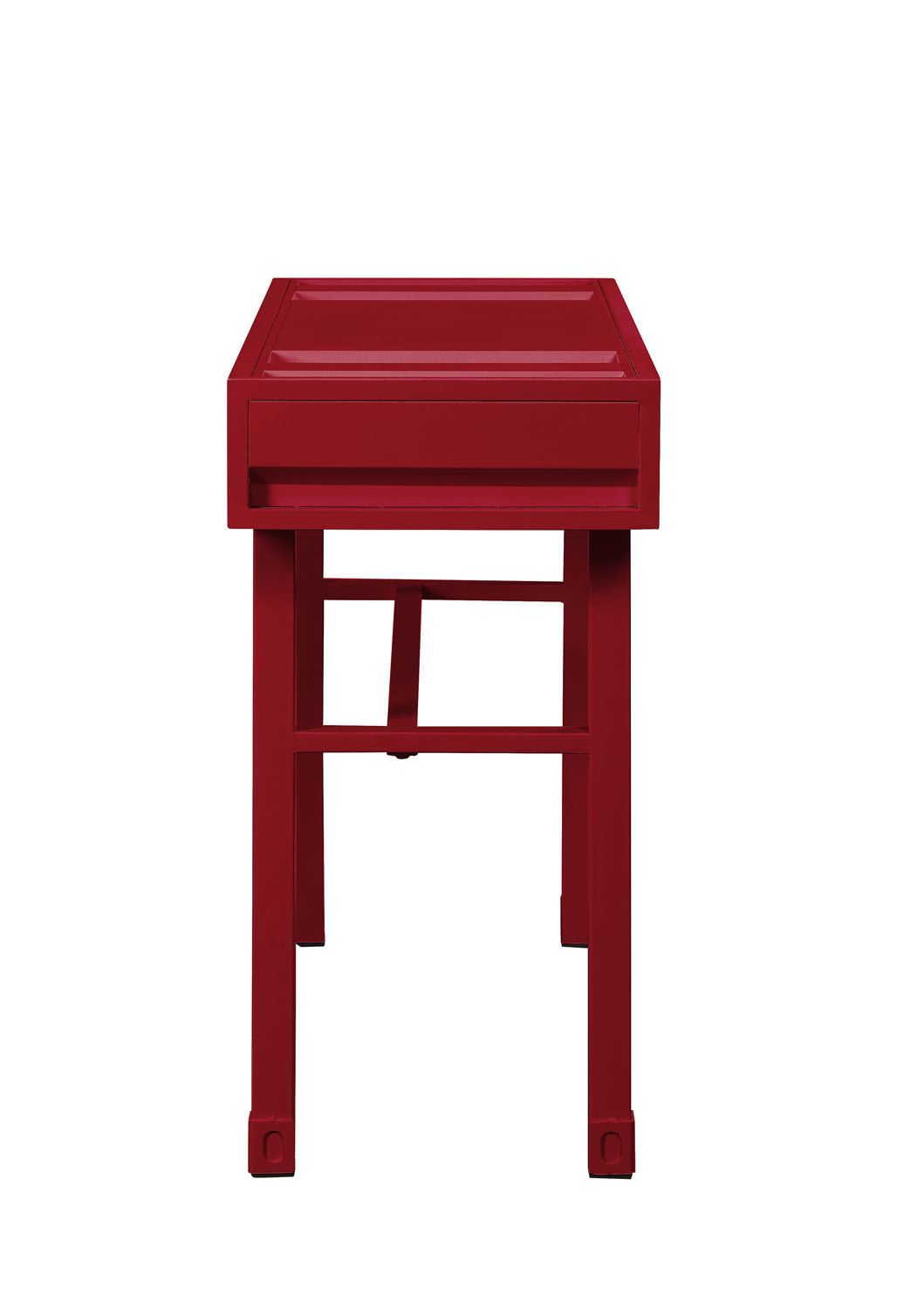 Konto Industrial Office/Vanity Desk - Red