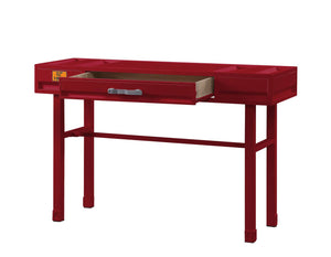 Konto Industrial Office/Vanity Desk - Red